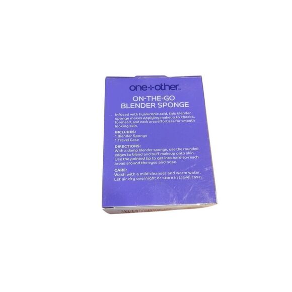 7 One + Other On-The-Go Blender Sponge with Travel Case Pink Latex Free +2 Extra - Picture 2 of 2
